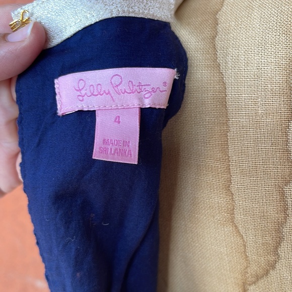 Lilly Pulitzer Pearl Navy Shift Dress - Picture 6 of 6